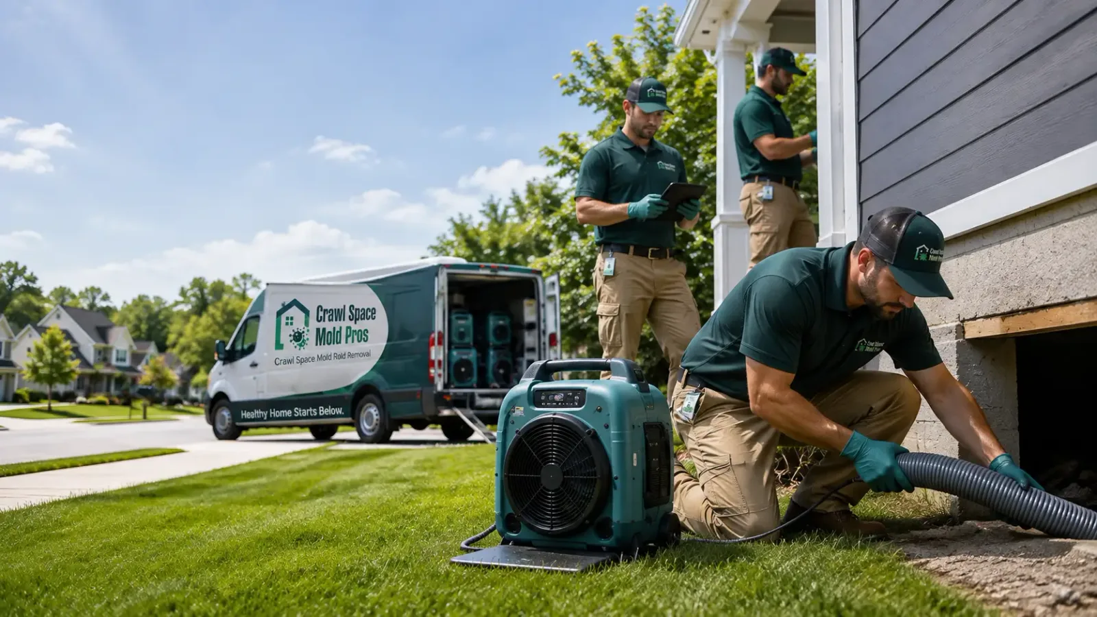 Crawl Space Mold Removal in Sullivan, WI